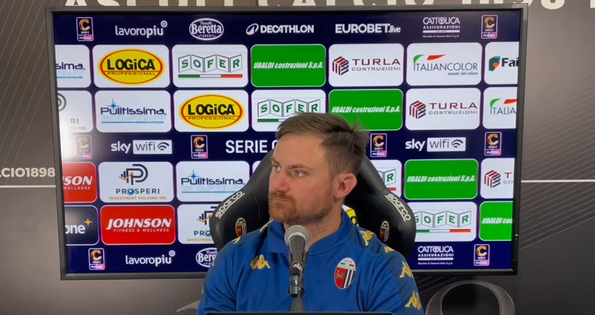 Ascoli-Pineto, Agostinone: «Continuiamo così, ci sono ancora ampi margini di miglioramento»