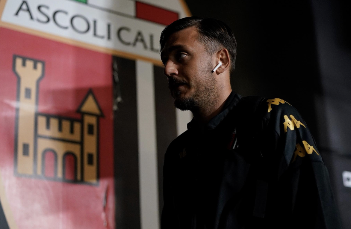 Ascoli, Del Sole ko: crociato rotto, dovrà operarsi. Quando tornerà in campo