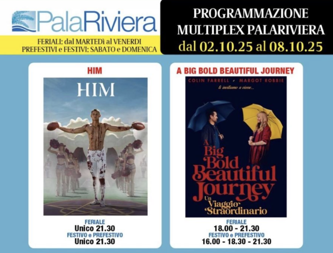 Palariviera, i film della settimana