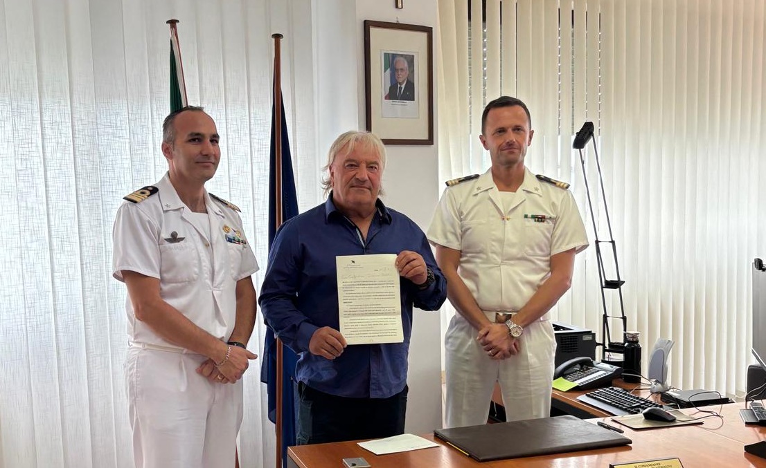 «E’ un orgoglio per la comunità marittima»: l’elogio del comandante generale della Guardia costiera a Basilio Ciaffardoni