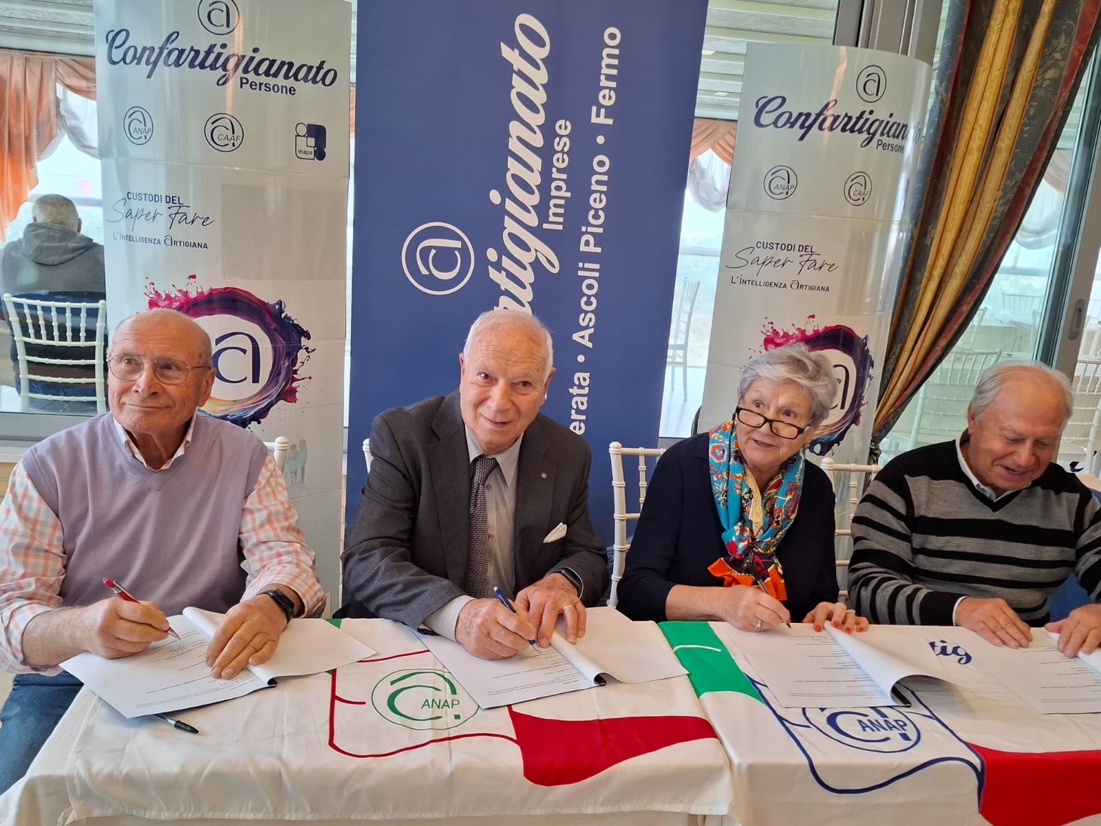 Confartigianato: gemellaggio tra le Anap di Macerata-Ascoli-Fermo, Terni, Viterbo e Rieti