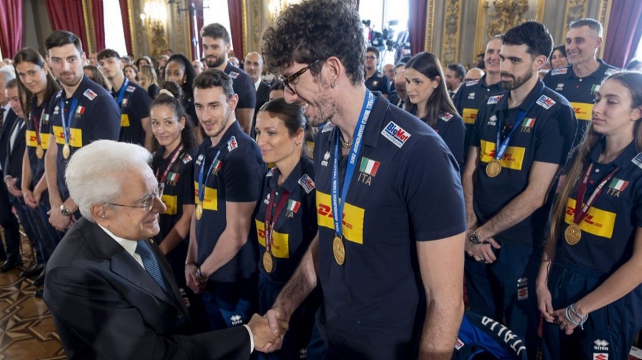 I campioni del mondo da Mattarella, emozione per tre giocatori della Lube