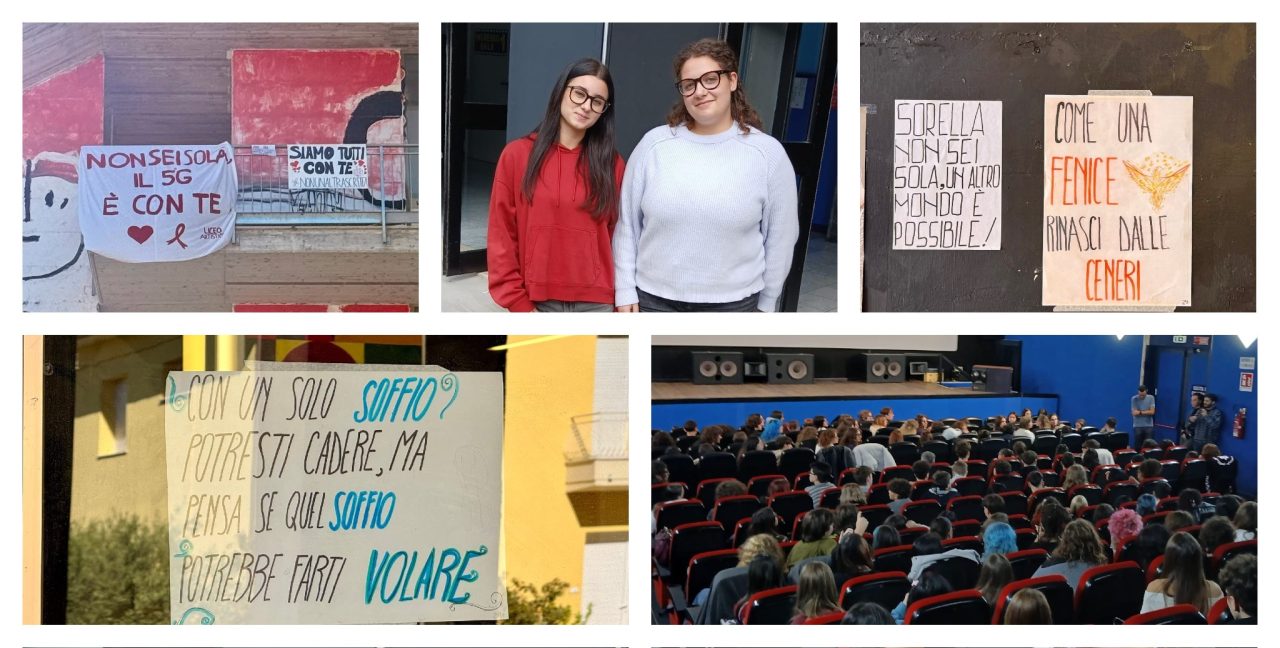 Dalle scritte che feriscono ai gesti che uniscono: oltre 400 studenti contro violenza e bullismo