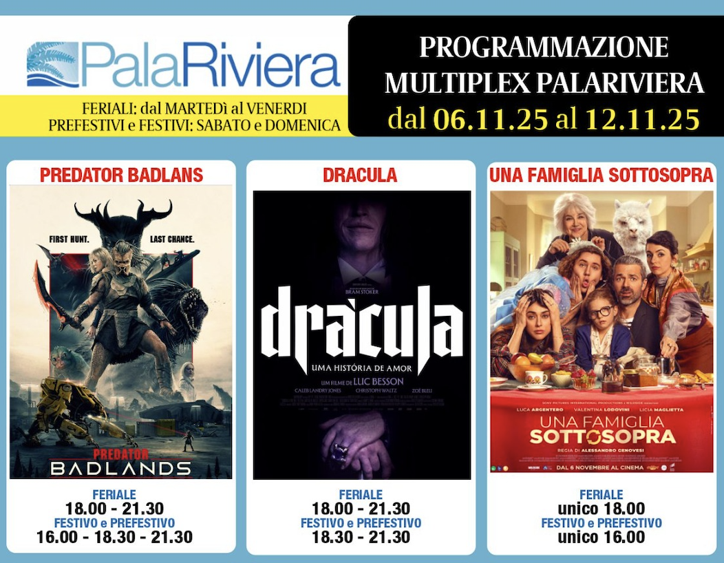 Palariviera, i film della settimana