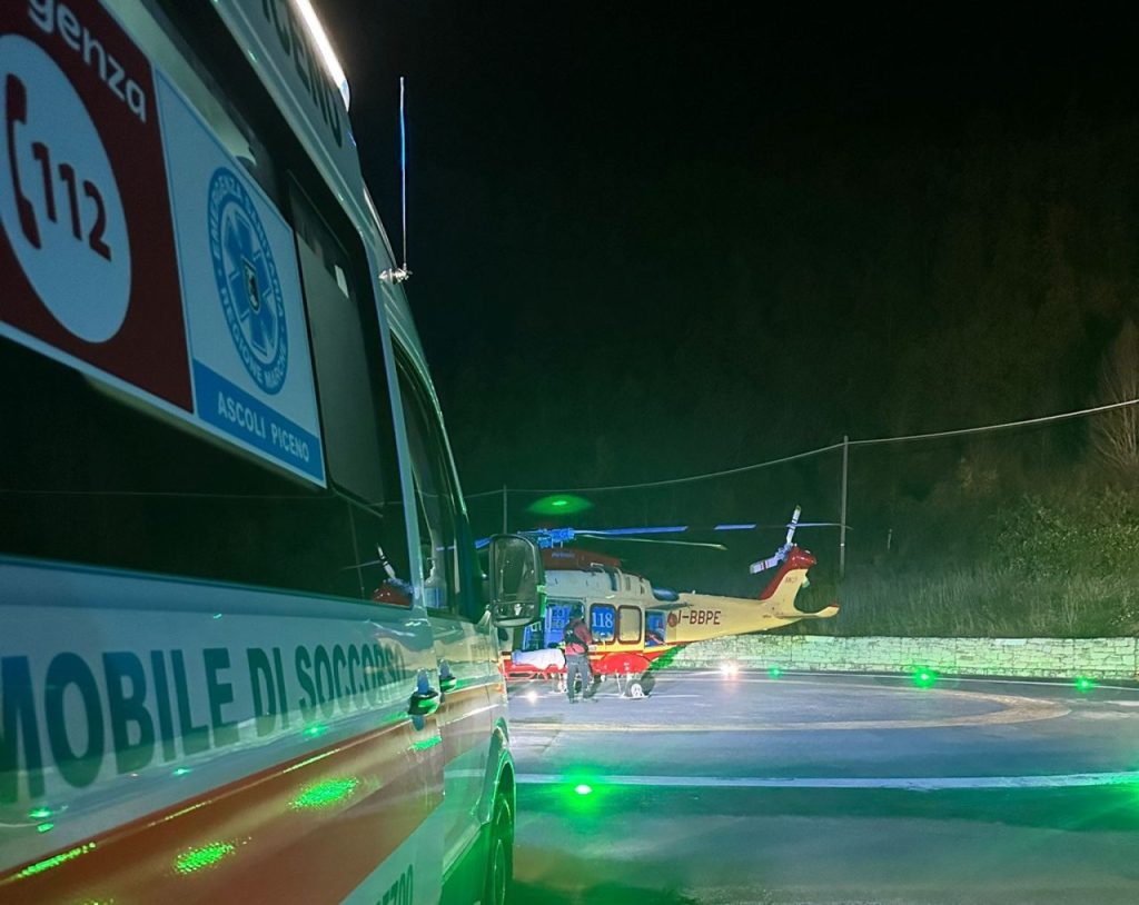 Incidente lungo la provinciale 89, anziano in codice rosso  <span> (Video) </span>