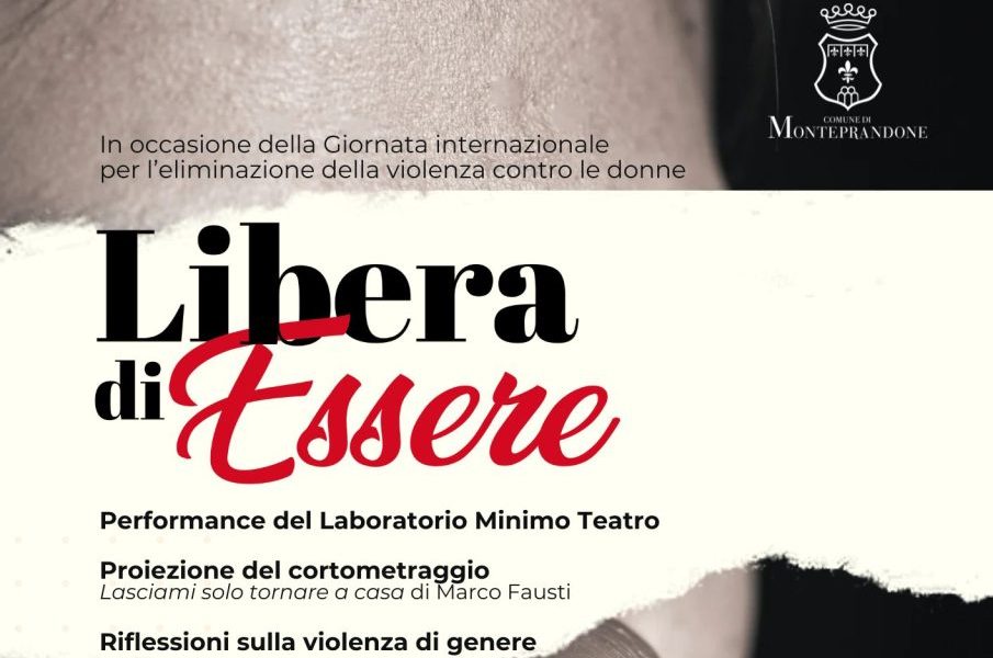“Libera di Essere”, teatro, immagini e testimonianze per dire no alla violenza sulle donne