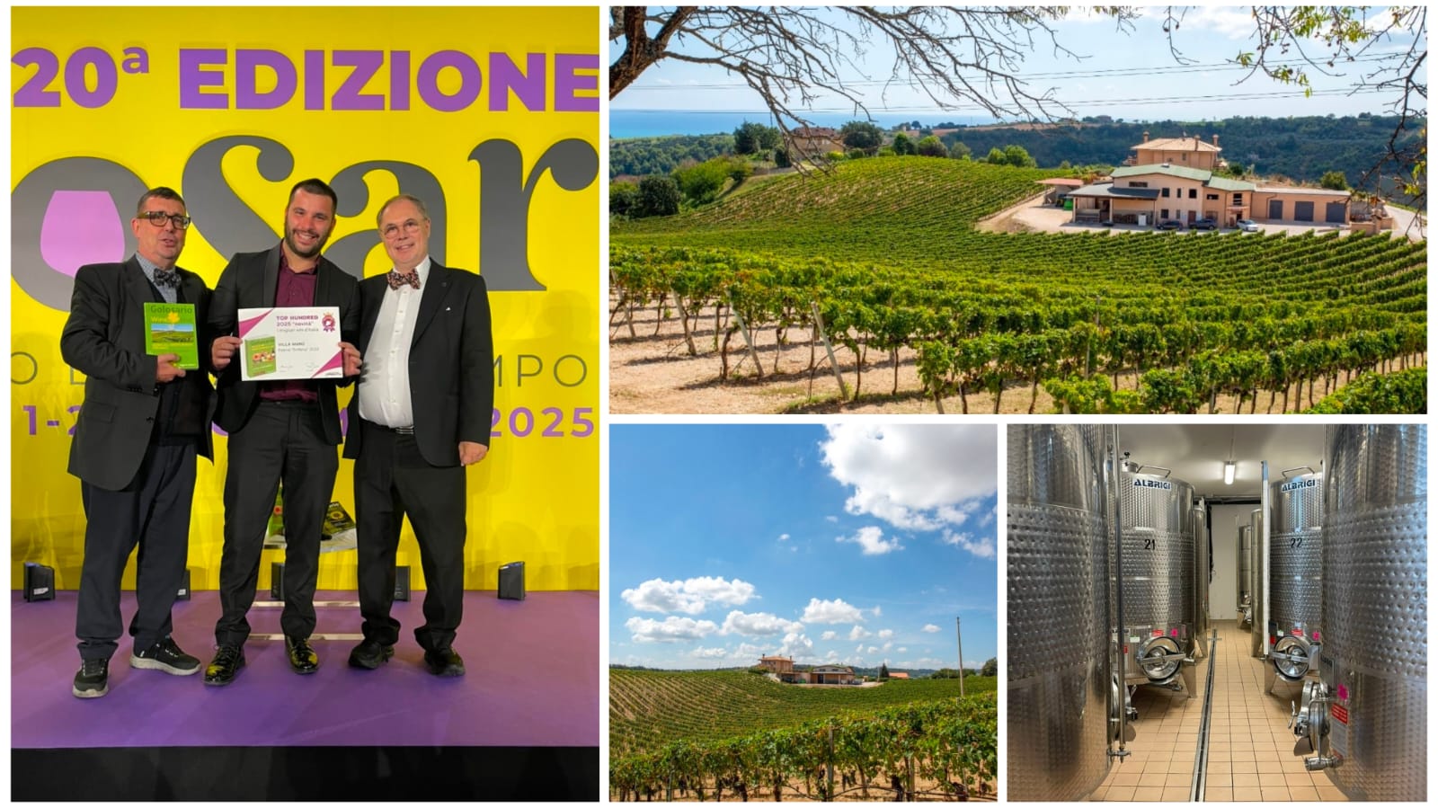 Il vino “Sinfonia” di Villa Manù è corona d’oro al Top Hundred di Golosaria Il vino “Sinfonia” di Villa Manù è corona d’oro al Top Hundred di Golosaria