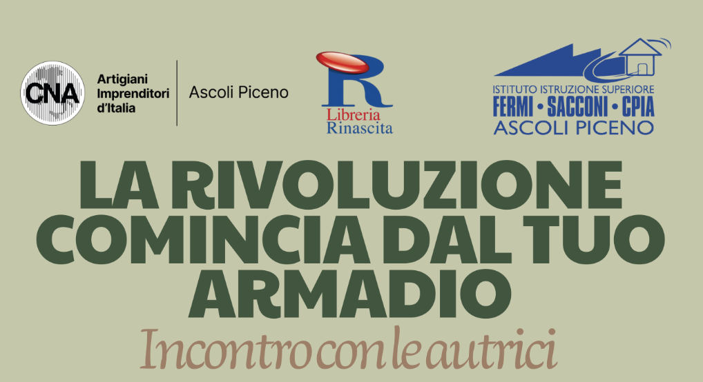 “La rivoluzione comincia dal tuo armadio”, moda e sostenibilità alla libreria Rinascita