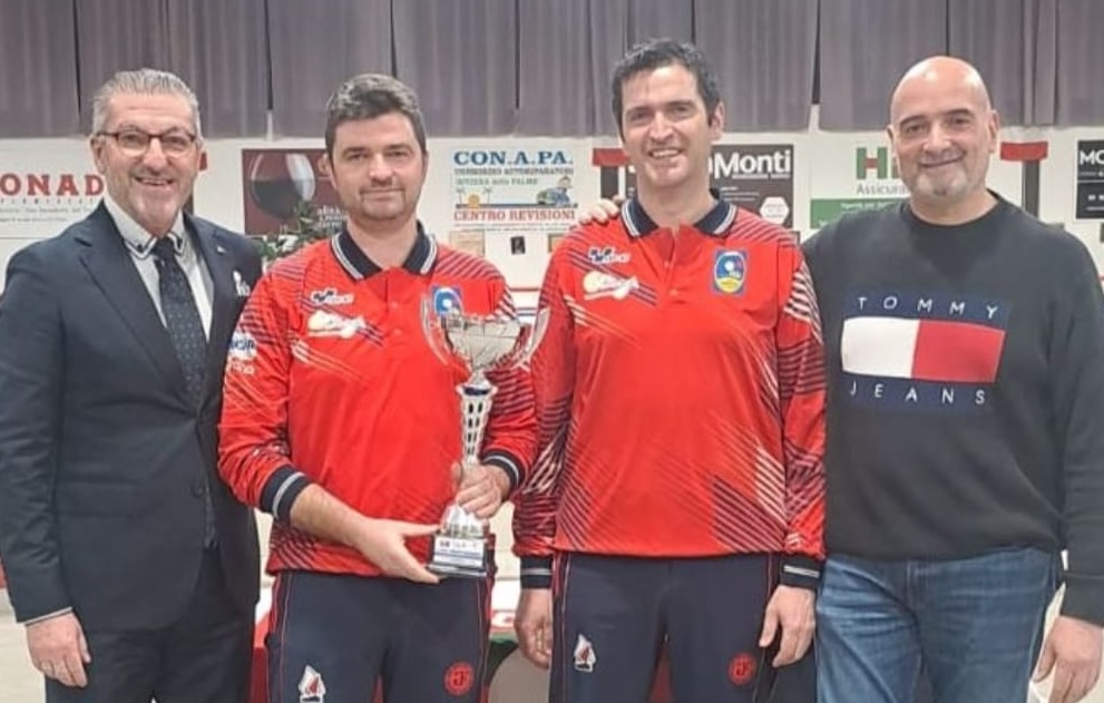 Bocce, i padroni di casa Valentino ed Alberto Aleandri vincono il torneo nazionale