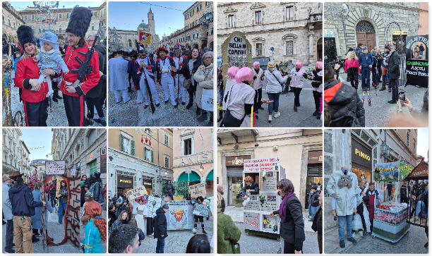 Carnevale in Piazza: satira al sole tra cantieri infiniti, seggiovie immaginarie e supermercati vista cimitero