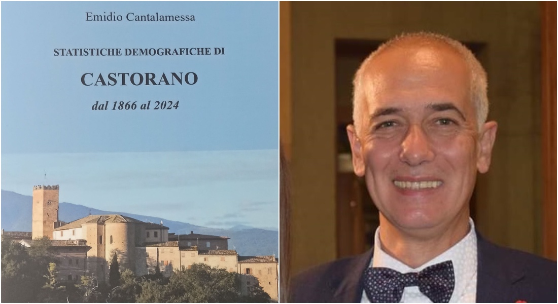 “Statistiche demografiche di Castorano” è il nuovo libro di Emidio Cantalamessa: «Voglio far conoscere le radici della comunità»