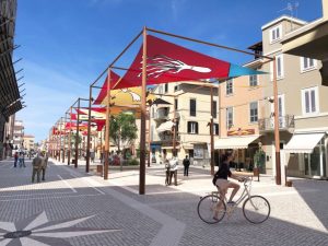 Piazza Montebello, l’allarme di Cava (FdI) sulle nuove vele: «Resisterebbero a una grandinata estrema?»