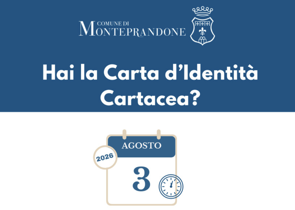 Dal 3 agosto le carte di identità cartacee non saranno più valide