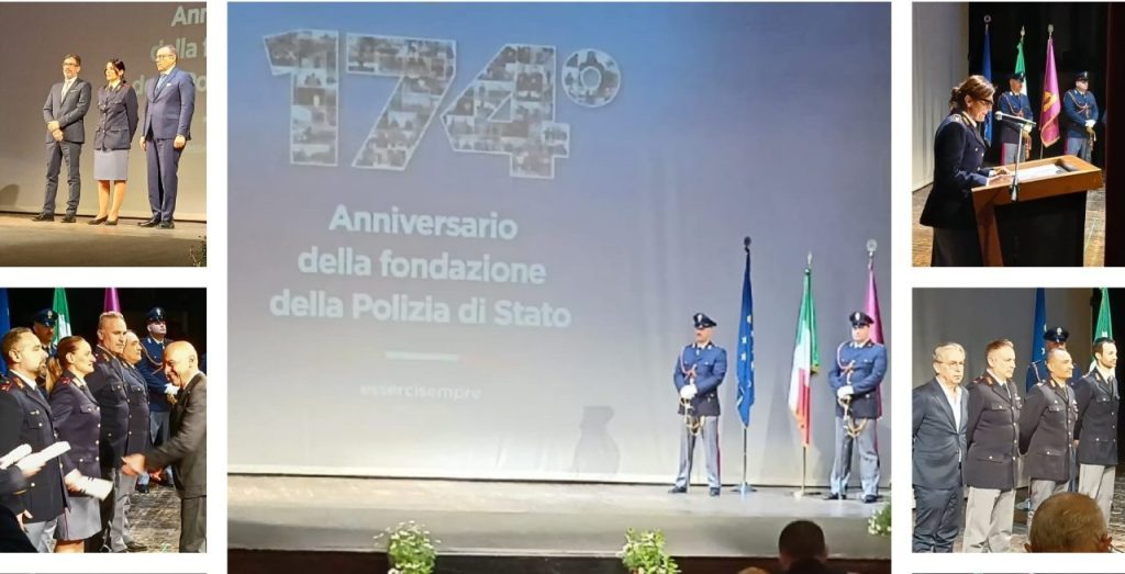 Polizia di Stato, 174 anni al servizio dei cittadini: premiati agenti e studenti <span> (Video e foto) </span>