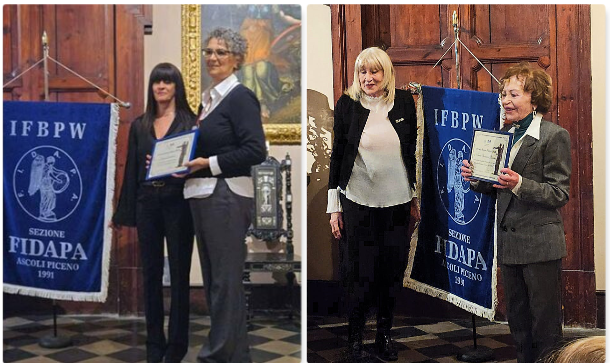 Premio Donna Fidapa: premiate Emma Lombardo e Anna Speranza Panichi