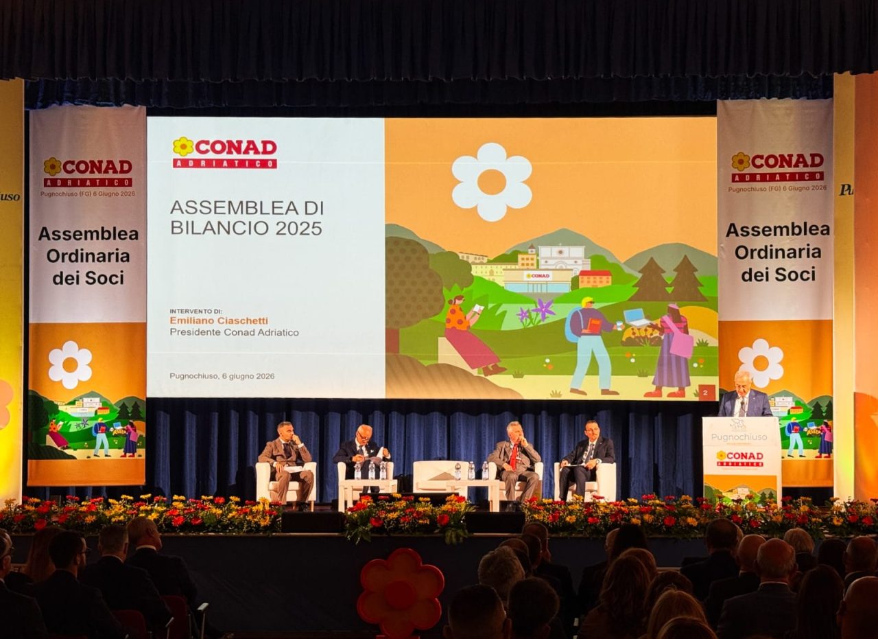 Conad Adriatico consolida la leadership: fatturato oltre i 2,35 miliardi di euro e piano triennale da 270 milioni per la crescita dei territori