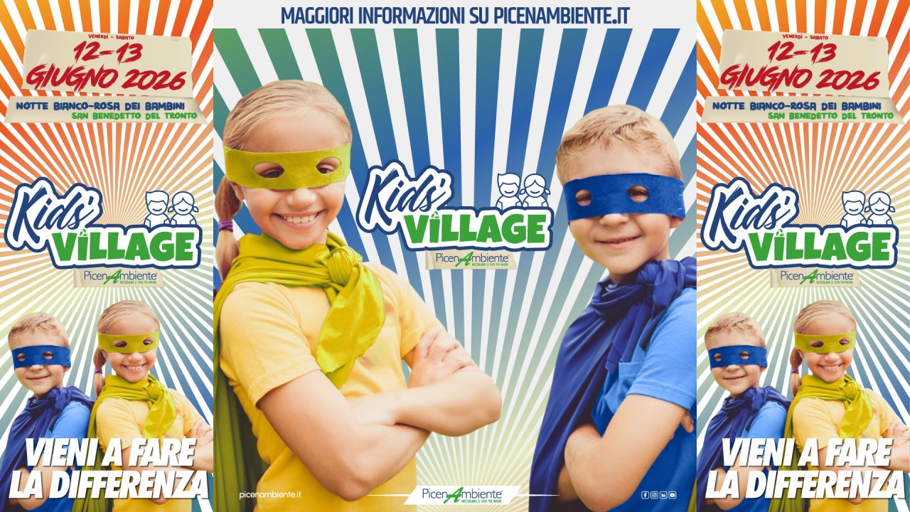 PicenAmbiente Kids’ Village alla “Notte Bianco-Rosa dei Bambini”