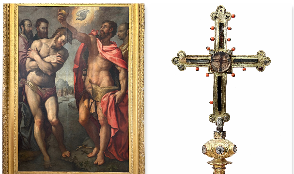 Arte e spiritualità nel Piceno: in esposizione la Croce di Niccolò IV e il Battesimo di Gesù