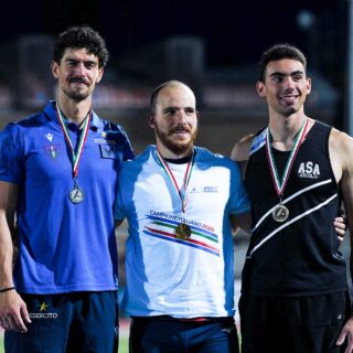 Giavellotto, Pietro Colonnella è di bronzo agli Italiani