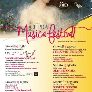 Cupra Musica Festival: la musica che dialoga con l’arte