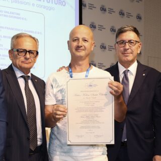 Amedeo Castelli premiato a Roma per gli 80 anni di Cna