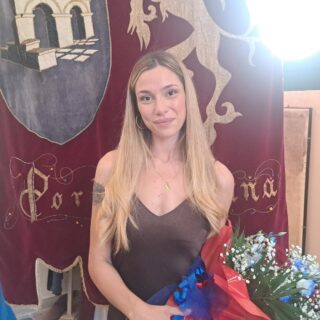 Quintana, Giulia Giuliani è la dama di agosto del Sestiere di Porta Romana