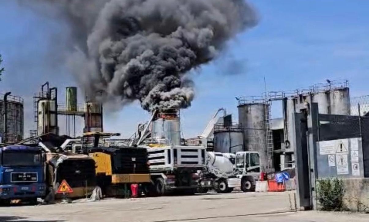 Adriatica Bitumi, nuovo incendio: Morganti e Cardilli chiedono un tavolo urgente