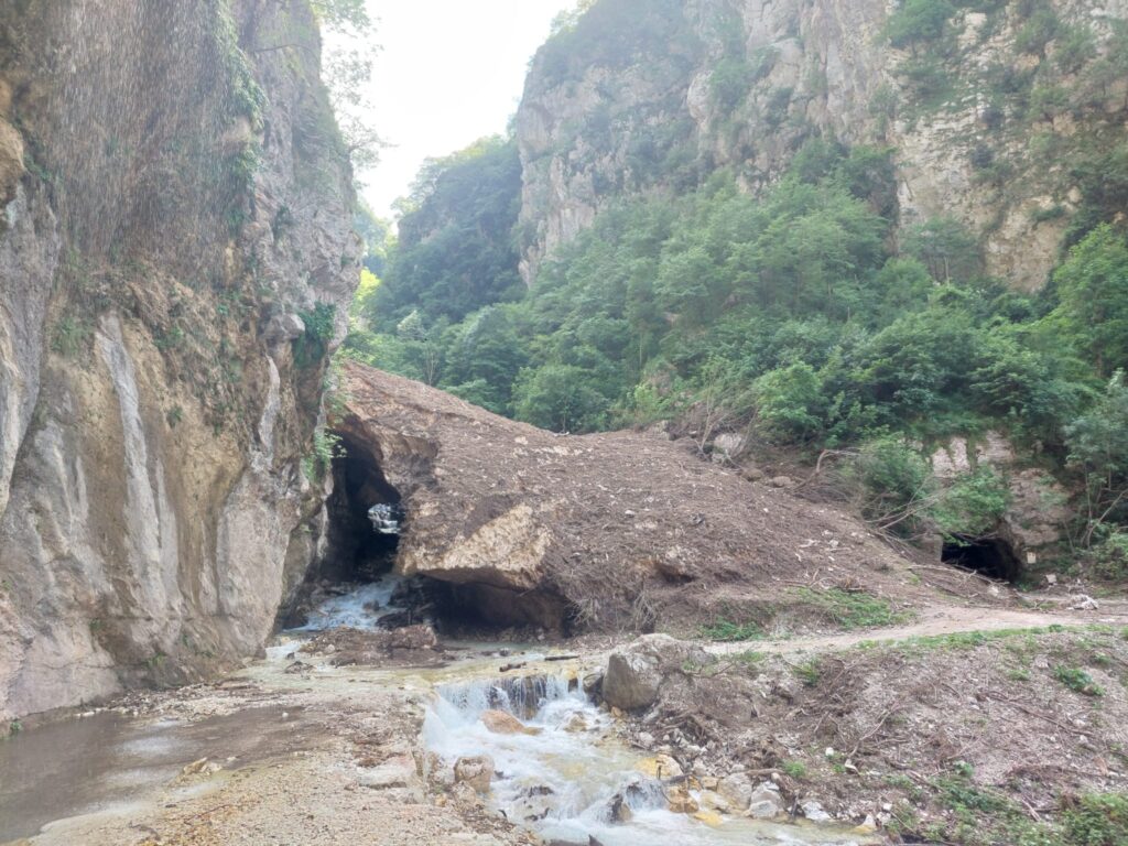 Montagna, prorogata la chiusura della Gola dell’Infernaccio