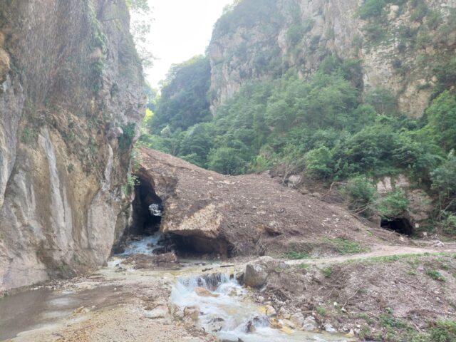Montagna, prorogata la chiusura della Gola dell’Infernaccio