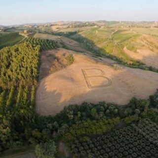 A Offida ricompare la maxi “B”: il Picchio cambia ancora il paesaggio