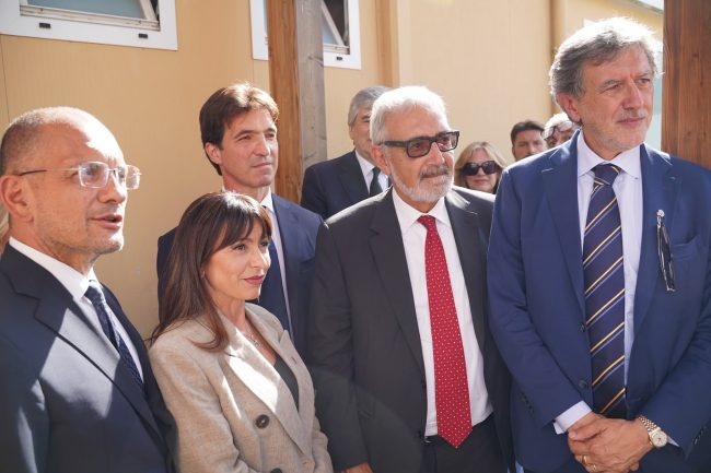 Castelli - Proietti - Acquaroli - Rocca - Marsilio - dieci anni sisma