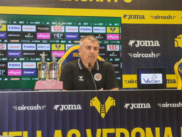 Verona-Ascoli, Tomei: «La personalità mi è piaciuta molto, i ragazzi hanno meritato il risultato»
