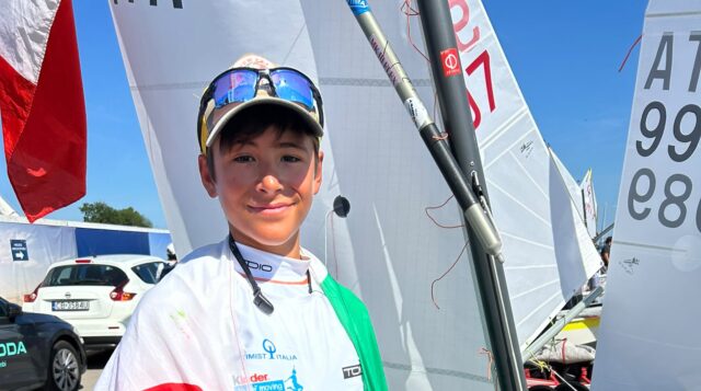 Giorgio Nibbi vicecampione d’Europa Optimist
