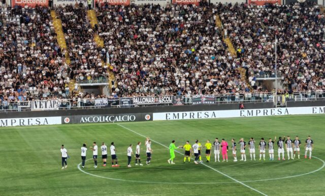 Ascoli-Lazio 1-2, al “Del Duca” è festa sugli spalti: Picchio rimontato dopo il vantaggio di Chakir