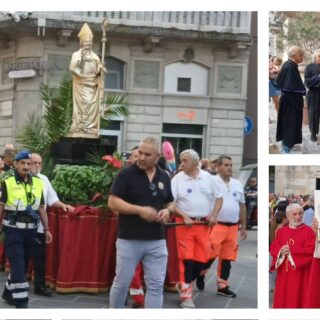 Sant’Emidio, una città in festa: Cattedrale gremita e processione da tutto esaurito, applausi per i fuochi