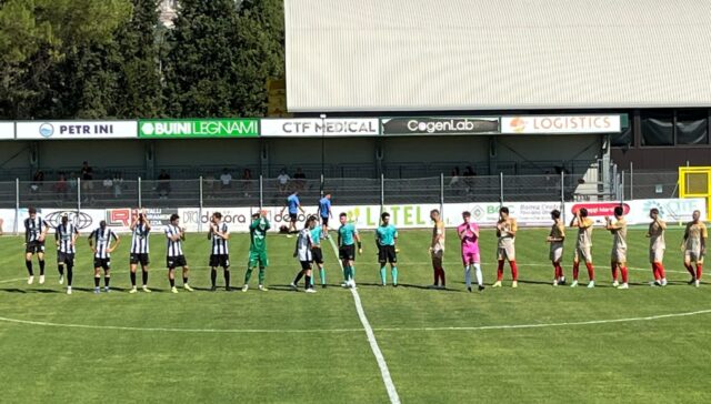 Atletico Ascoli, debutto amaro sotto il Subasio: l’Angelana vince 2-1