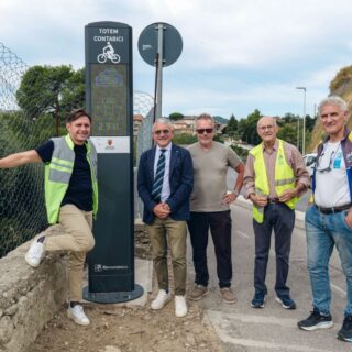 Entra in funzione il nuovo contabici in Via Tevere