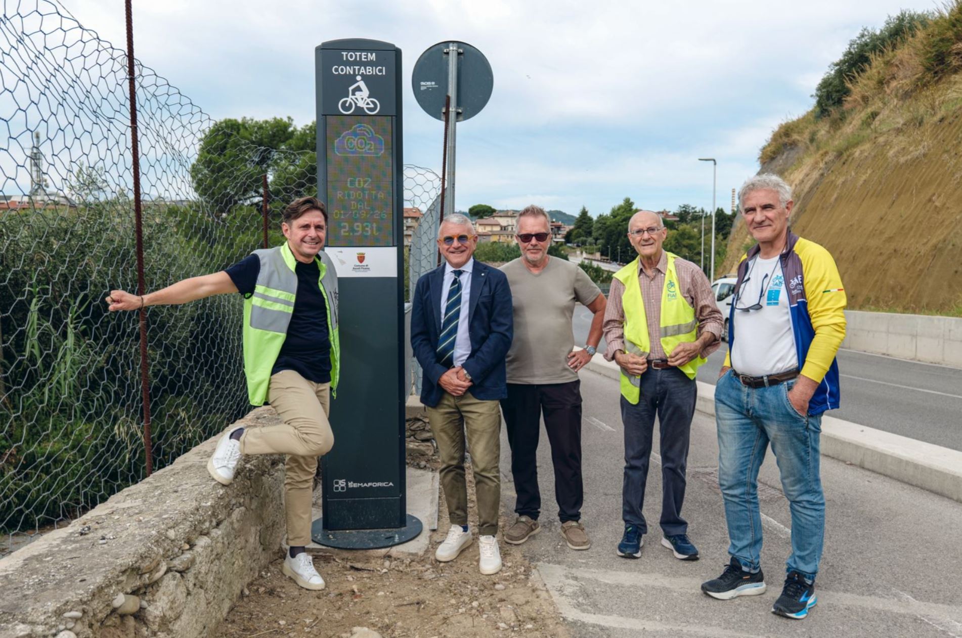 Entra in funzione il nuovo contabici in Via Tevere Entra in funzione il nuovo contabici in Via Tevere