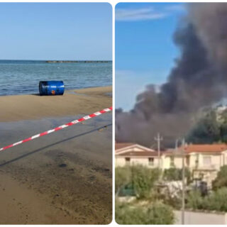 Incendio e sversamento, decisiva la rapidità d’intervento: l’Arpam rassicura