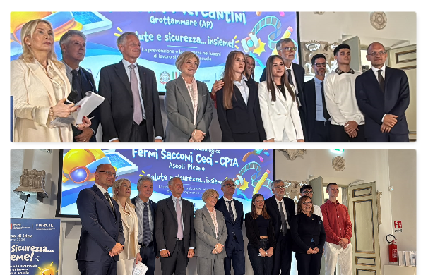 Sicurezza sul lavoro, doppio riconoscimento nazionale per le scuole del Piceno Sicurezza sul lavoro, doppio riconoscimento nazionale per le scuole del Piceno
