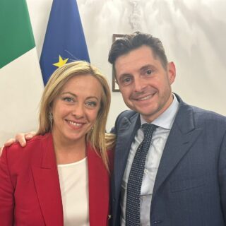 Giorgia Meloni ad Ascoli per la presentazione della dimora Saladini Pilastri