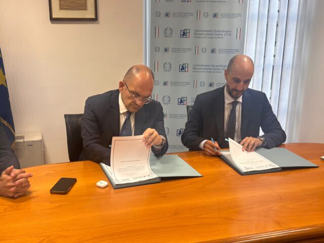 Ricostruzione, protocollo d’intesa tra Struttura commissariale e Organizzazione per le migrazioni Ricostruzione, protocollo d’intesa tra Struttura commissariale e Organizzazione per le migrazioni