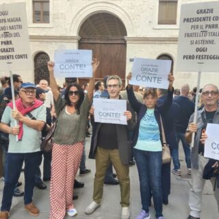 Palazzo Saladini Pilastri, Tamburri (M5S): «Il merito dei fondi Pnrr è di Conte»